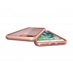 Wholesale iPhone 7 Clear Armor Hybrid Case (Rose Gold)
